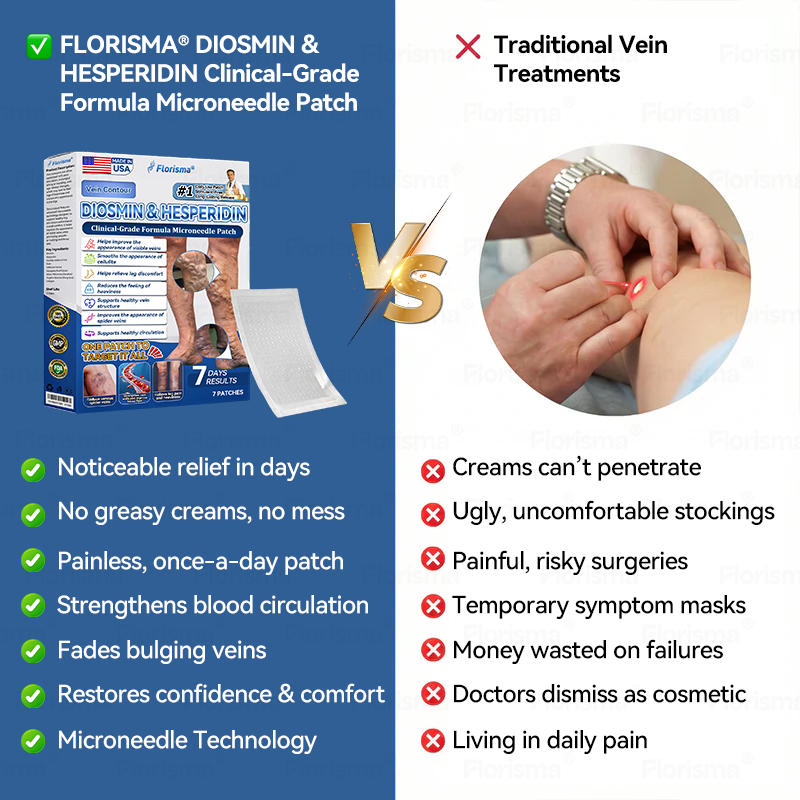 One Patch a Day. Visible Vein Relief in Just 7 Days 👨‍⚕️ 𝑭𝑳𝑶𝑹𝑰𝑺𝑴𝑨® 𝑫𝑰𝑶𝑺𝑴𝑰𝑵 & 𝑯𝑬𝑺𝑷𝑬𝑹𝑰𝑫𝑰𝑵 𝑪𝒍𝒊𝒏𝒊𝒄𝒂𝒍-𝑮𝒓𝒂𝒅𝒆 𝑭𝒐𝒓𝒎𝒖𝒍𝒂 𝑴𝒊𝒄𝒓𝒐𝒏𝒆𝒆𝒅𝒍𝒆 𝑷𝒂𝒕𝒄𝒉  🌳 𝗔𝗱𝘃𝗮𝗻𝗰𝗲𝗱 𝗛𝗲𝗿𝗯𝗮𝗹 𝗕𝗹𝗲𝗻𝗱 𝗧𝗮𝗿𝗴𝗲𝘁𝘀 𝗦𝗽𝗶𝗱𝗲𝗿 𝗩𝗲𝗶𝗻𝘀 & 𝗥𝗲𝗹𝗶𝗲𝘃𝗲𝘀 𝗛𝗲𝗮𝘃𝘆, 𝗧𝗶𝗿𝗲𝗱 𝗟𝗲𝗴𝘀美国别复制