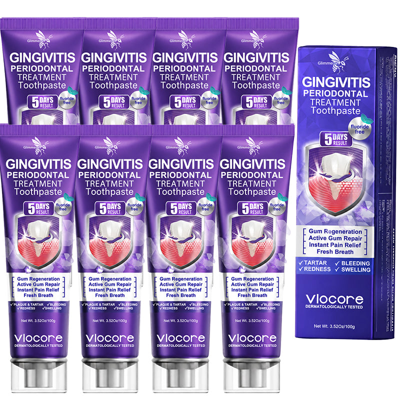 Glimmerly®🦷 VioCore Bee Venom Gingivitis & Periodontitis Treatment Toothpaste❄️