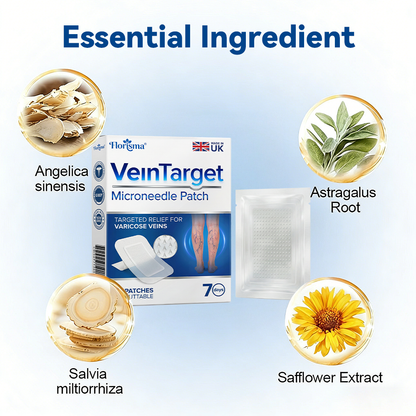 One Patch a Day. Visible Vein Relief in Just 7 Days 👨‍⚕️ Florisma® VeinTarget Microneedle Patch 🍀 Instant Relief, Long-Term Results