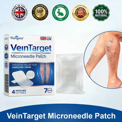 One Patch a Day. Visible Vein Relief in Just 7 Days 👨‍⚕️ Florisma® VeinTarget Microneedle Patch 🍀 Instant Relief, Long-Term Results