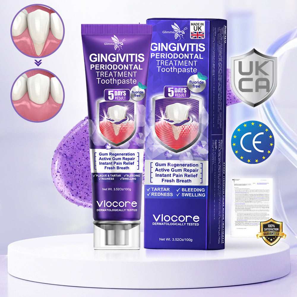Glimmerly®🦷 VioCore Bee Venom Gingivitis & Periodontitis Treatment Toothpaste❄️