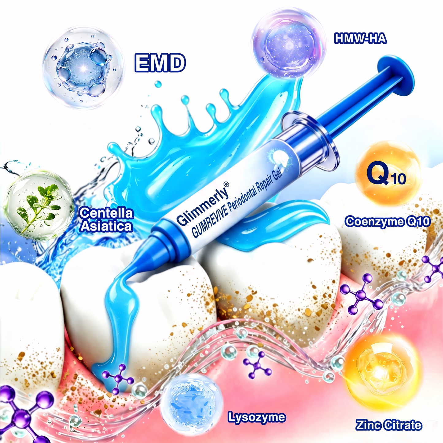 🇬🇧Glimmerly® 🦷GumRevive periodontal repair gel🍀