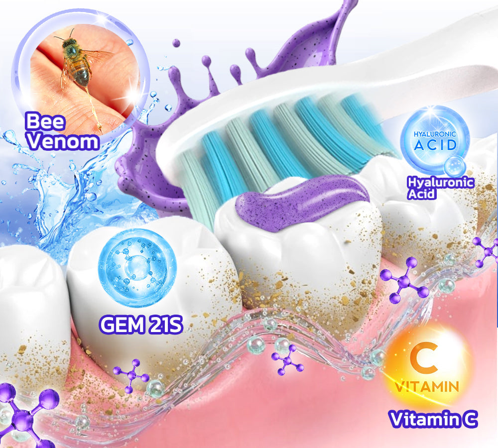 Glimmerly®🦷 VioCore Bee Venom Gingivitis & Periodontitis Treatment Toothpaste❄️